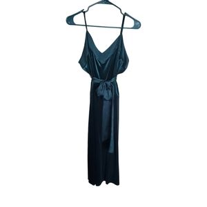 👗a new day green velvet slip dress XXL👗
